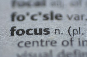 It's all about focus
